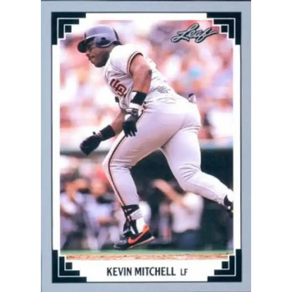 1991 Leaf #85 Kevin Mitchell NM-MT San Francisco Giants Baseball Card - Baseball Card Single