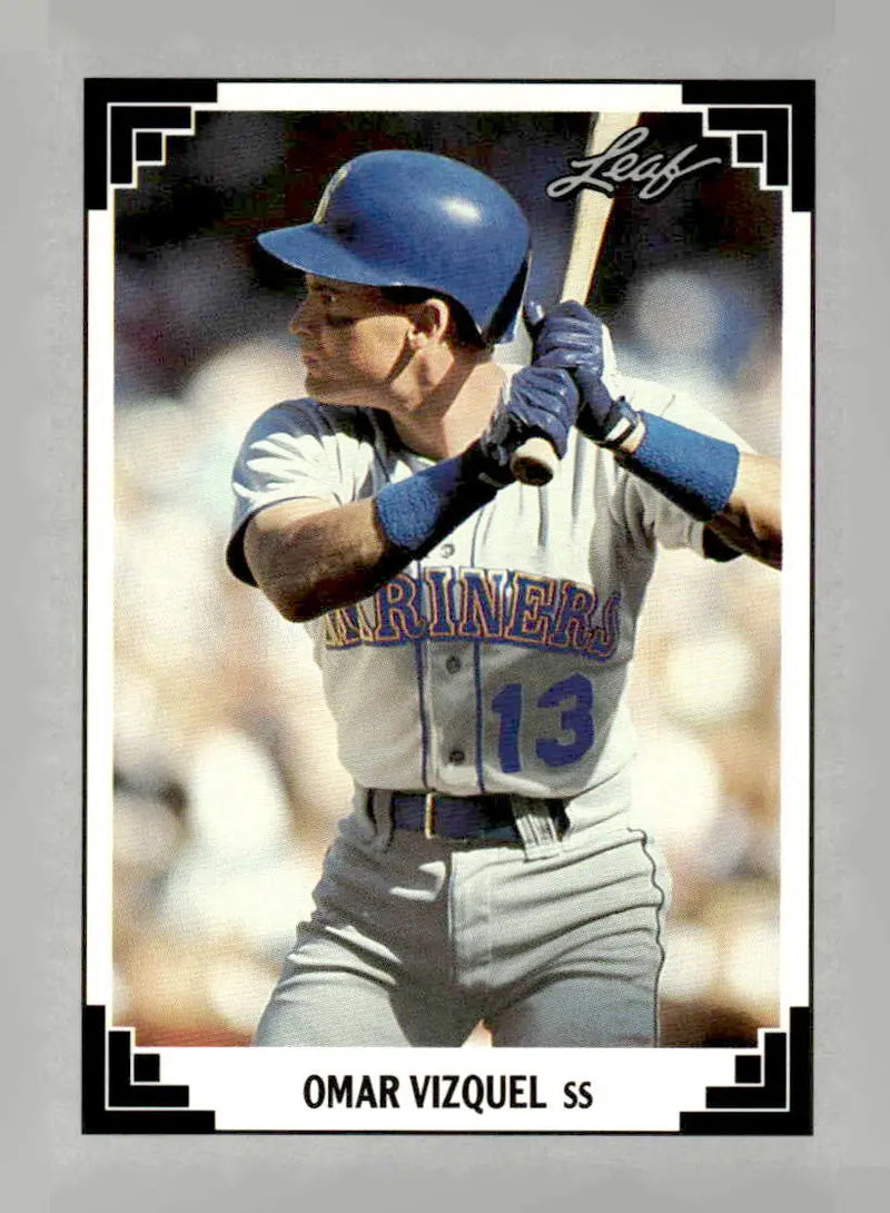 1991 Leaf #91 Omar Vizquel - Baseball Card Single