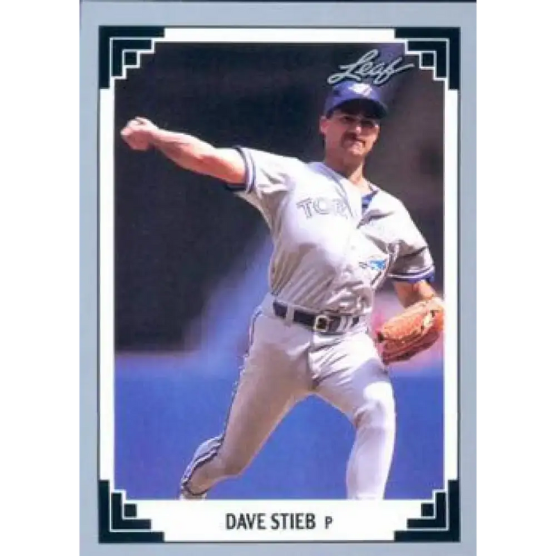 1991 Leaf #96 Dave Stieb NM-MT Toronto Blue Jays Baseball Card - Baseball Card Single