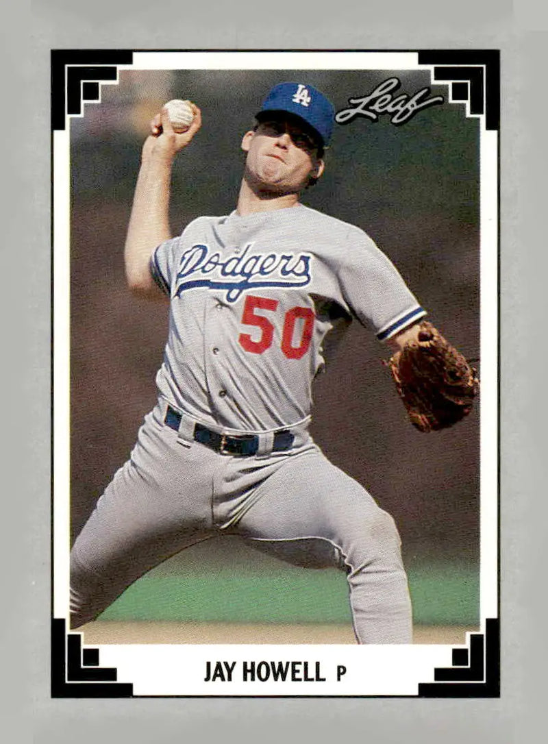 1991 Leaf #98 Jay Howell - Baseball Card Single