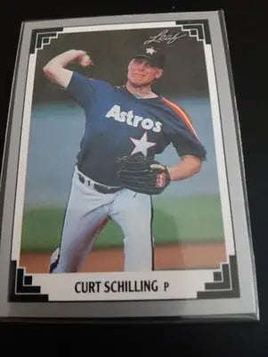 1991 Leaf - Curt Schilling #292. Houston Astros. NRMT+