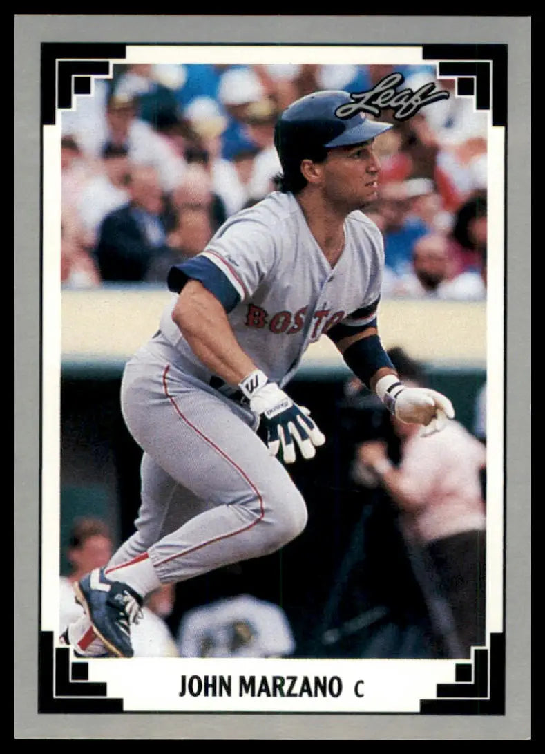 1991 Leaf John Marzano 179 Boston Red Sox NM - Baseball Card Single