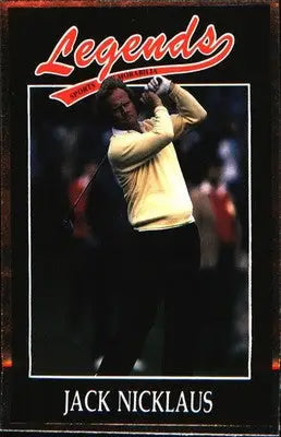 1991 Legends Sports Memorabilia #8 Jack Nicklaus - Golf Card Single