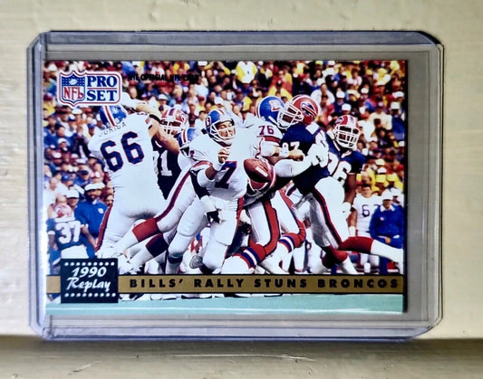1991 NFL Pro Set Replay Bills Baseball Card #326 - Football Card Single