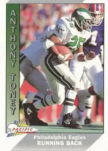 1991 Pacific #398 Anthony Toney NM-MT Eagles ID:16227 - Football Card Single