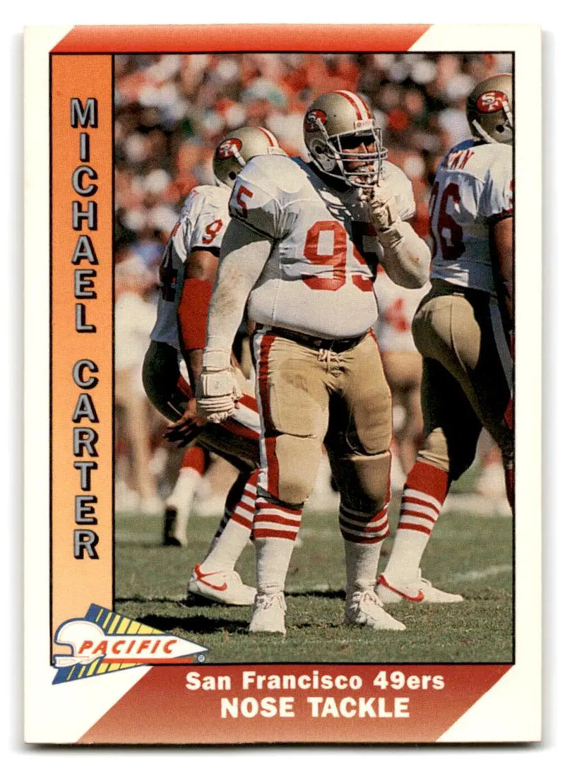 1991 Pacific #456 Michael Carter - Football Card Single