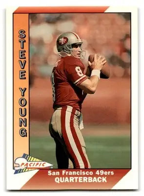 1991 Pacific Football Steve Young #470 San Francisco 49ers - Football Card Single