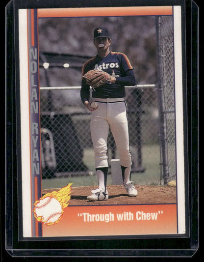 Pacific Nolan Ryan baseball card in Astros uniform from 1991 Pacific Nolan Ryan #53