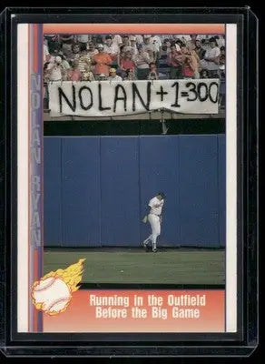 Nolan Ryan baseball card from 1991 Pacific Nolan Ryan series featuring Nolan Ryan Nolan
