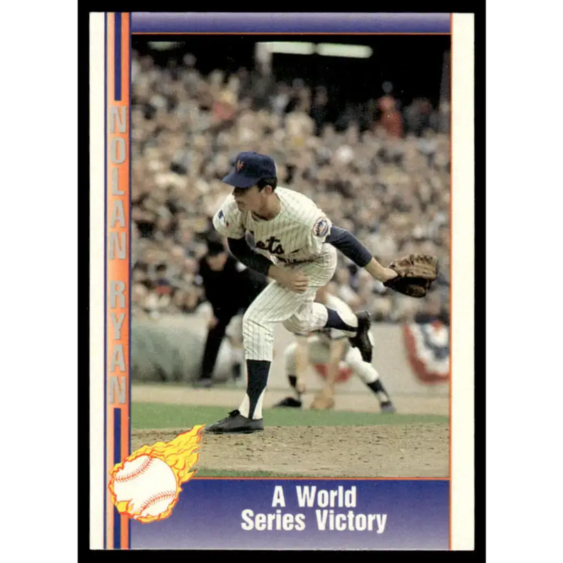 1991 Pacific Nolan Ryan Texas Express I #13 Nolan Ryan EX/NM New York Mets Baseball Card - Baseball Card Single