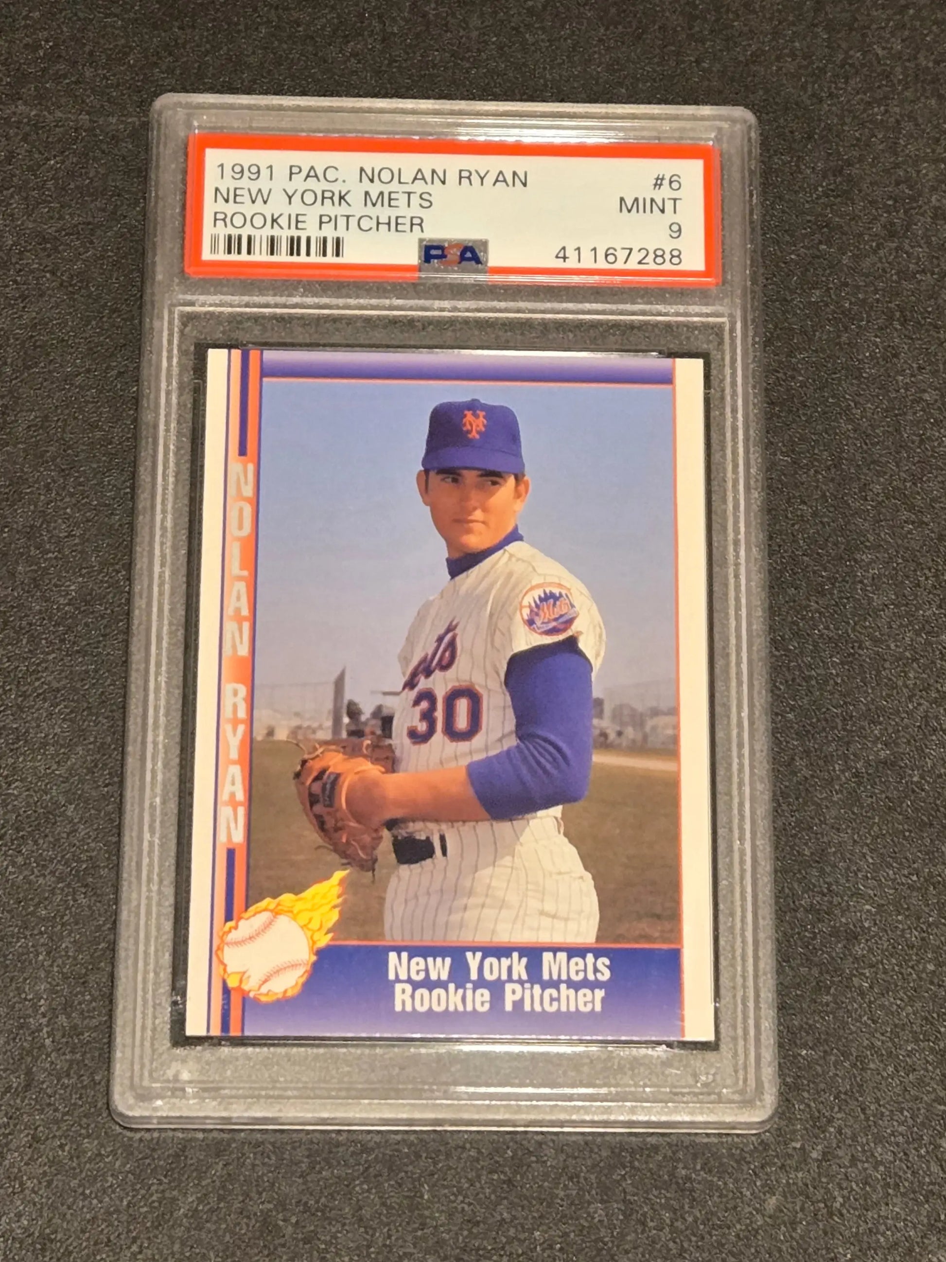 1991 Pacific Nolan Ryan Texas Express I #6 Nolan Ryan PSA 9 - Trading Card