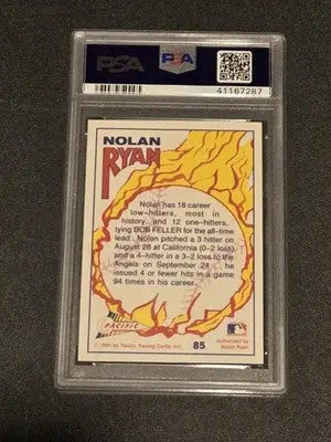 1991 Pacific Nolan Ryan Texas Express I #85 Nolan Ryan PSA 9 - Baseball Card Single