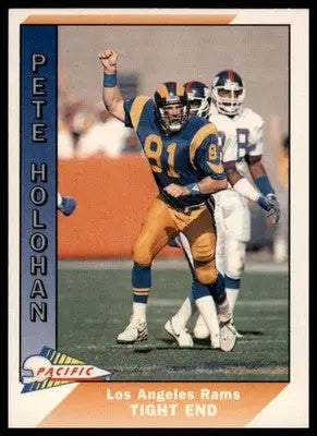 1991 Pacific Pete Holohan 254 Los Angeles Rams