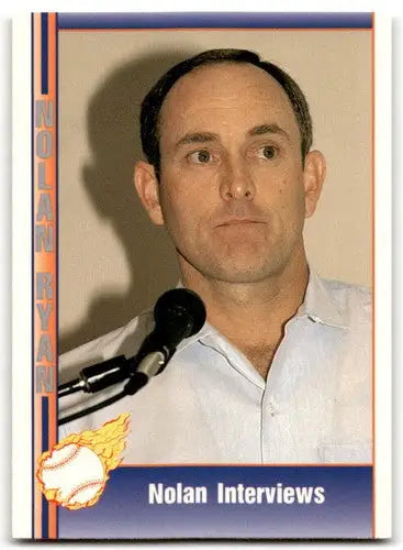 Original gloss Nolan Ryan baseball card from 1991 Pacific Ryan Texas Express series