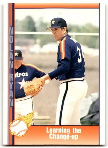 Original gloss Nolan Ryan baseball card from Pacific Ryan Texas Express collection