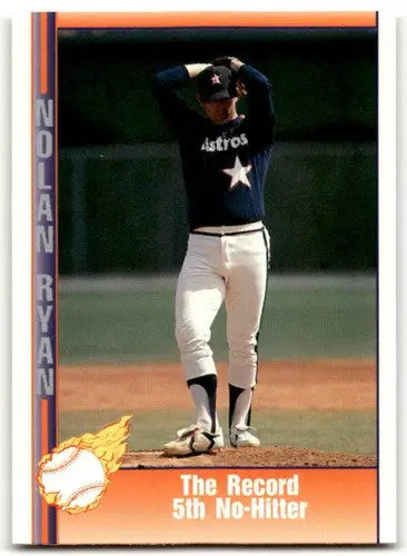 Nolan Ryan baseball card from 1991 Pacific Ryan Texas Express series, Astros ID 42815