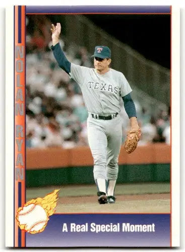 1991 Pacific Ryan Texas Express baseball card featuring Nolan Ryan Texas Express NM-MT