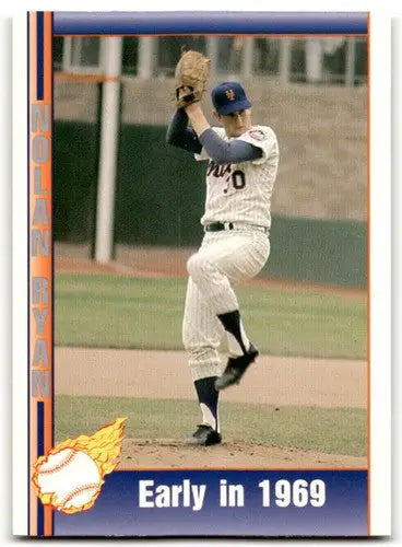 1991 Pacific Ryan Texas Express Nolan Ryan baseball card NM-MT Mets ID 42800