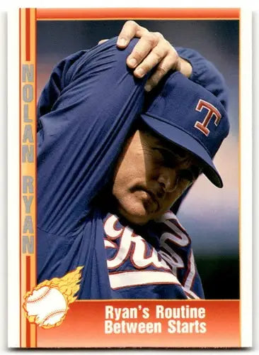 Nolan Ryan baseball card from the 1991 Pacific Ryan Texas Express series
