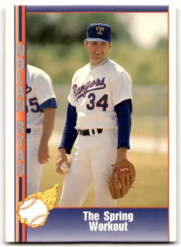 Original gloss Nolan Ryan baseball card from 1991 Pacific Ryan Texas Express series
