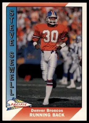 1991 Pacific Steve Sewell 125 Denver Broncos