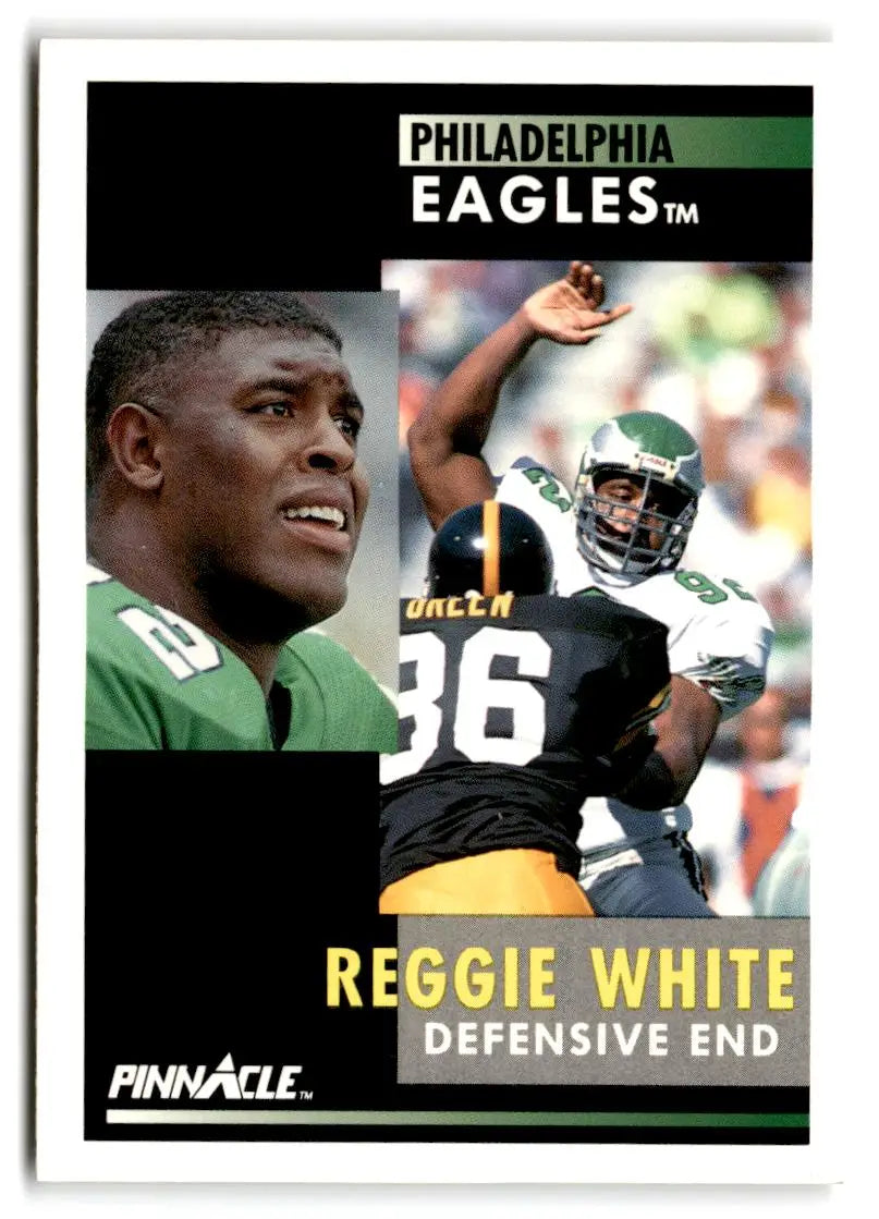 1991 Pinnacle #190 Reggie White - Football Card Single