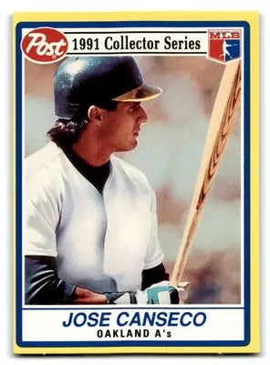 1991 Post Cereal #4 Jose Canseco - Baseball Card Single
