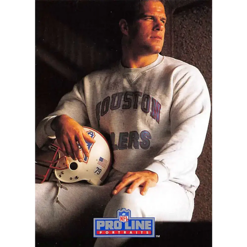 1991 Pro Line Portraits #10 Ray Childress EX-NM Houston Oilers Football Card - Football Card Single