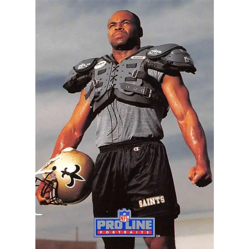 1991 Pro Line Portraits #105 Sam Mills EX-NM New Orleans Saints Football Card - Football Card Single