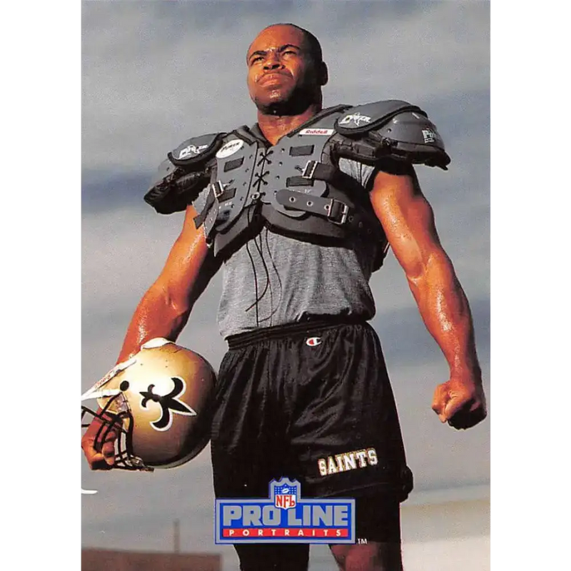 1991 Pro Line Portraits #105 Sam Mills EX-NM New Orleans Saints Football Card - Football Card Single