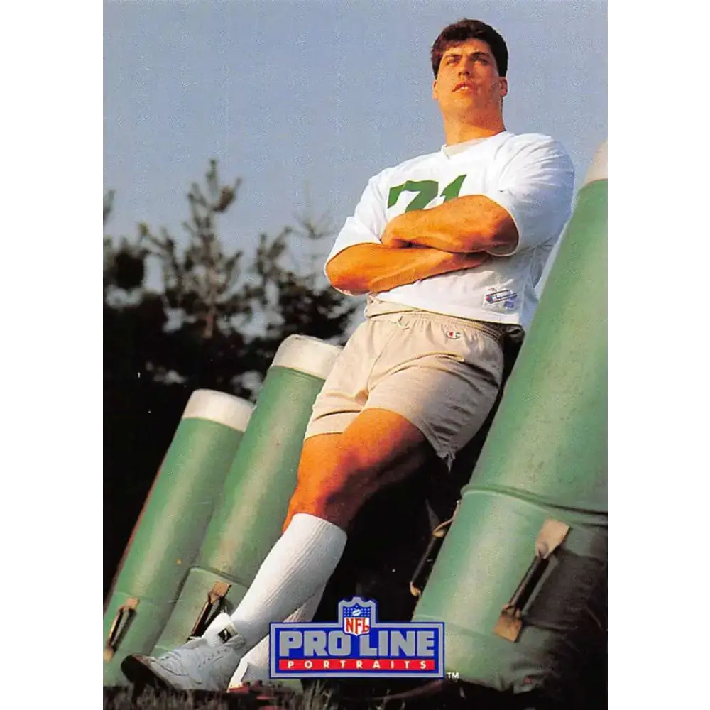 1991 Pro Line Portraits #106 Bill Pickel EX-NM New York Jets Football Card - Football Card Single