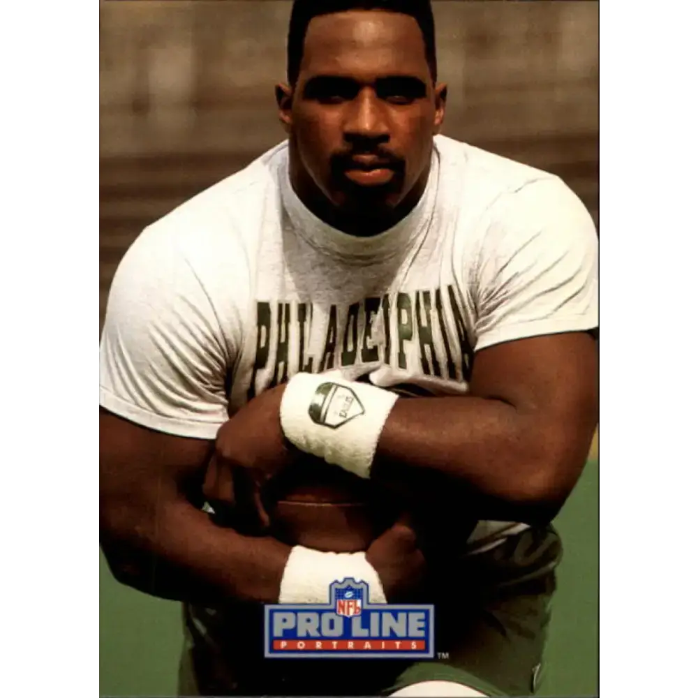 1991 Pro Line Portraits #107 Keith Byars EX-NM Philadelphia Eagles Football Card - Football Card Single