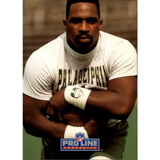 1991 Pro Line Portraits #107 Keith Byars EX-NM Philadelphia Eagles Football Card - Football Card Single