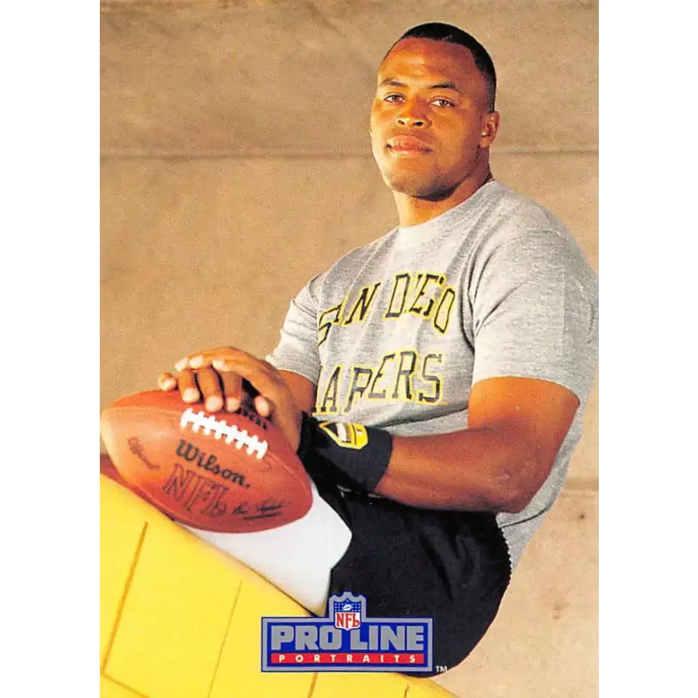 1991 Pro Line Portraits #110 Rod Bernstine EX-NM San Diego Chargers Football Card - Football Card Single