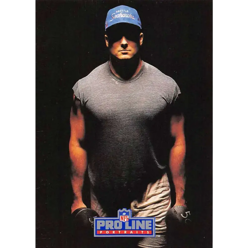 1991 Pro Line Portraits #111 Andy Heck EX-NM Seattle Seahawks Football Card - Football Card Single