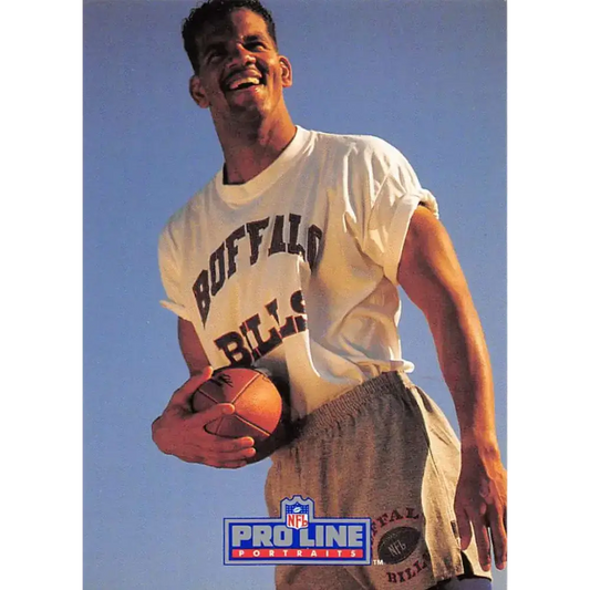 1991 Pro Line Portraits #117 Andre Reed EX-NM Buffalo Bills Football Card - Football Card Single