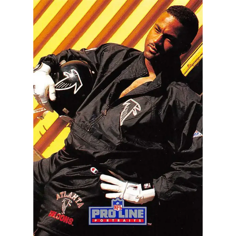 1991 Pro Line Portraits #118 Andre Rison EX-NM Atlanta Falcons Football Card - Football Card Single