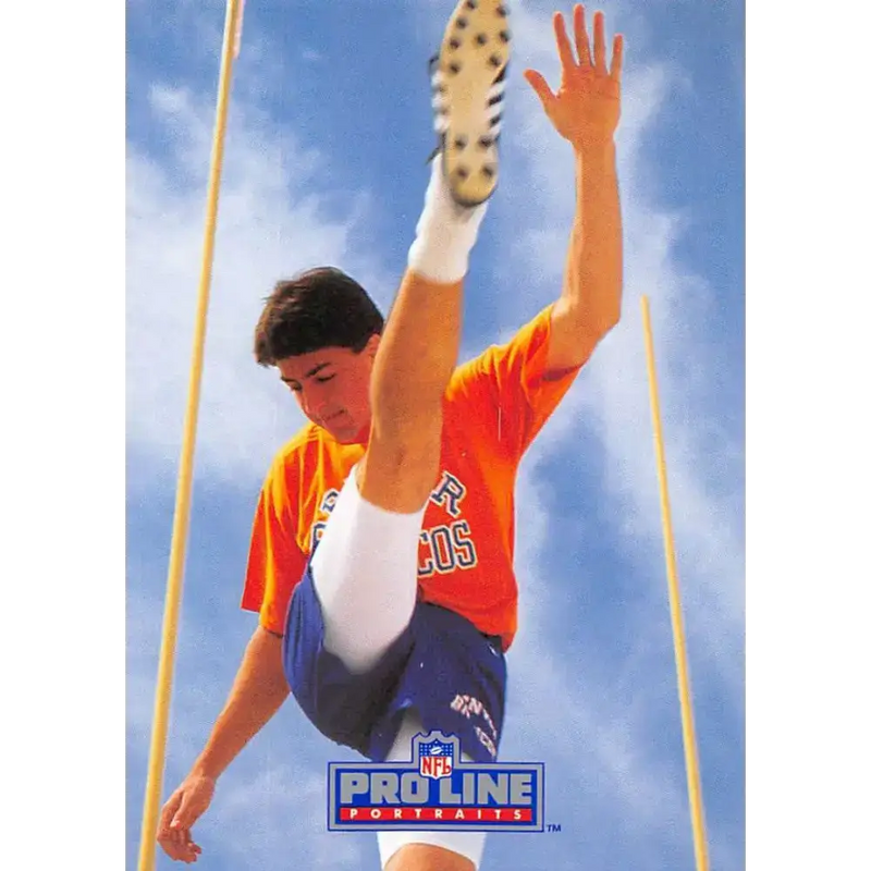 1991 Pro Line Portraits #123 David Treadwell EX-NM Denver Broncos Football Card - Football Card Single