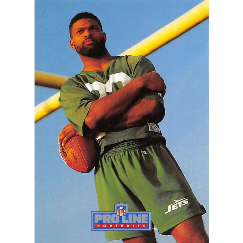 1991 Pro Line Portraits #134 Erik McMillan EX-NM New York Jets Football Card - Football Card Single