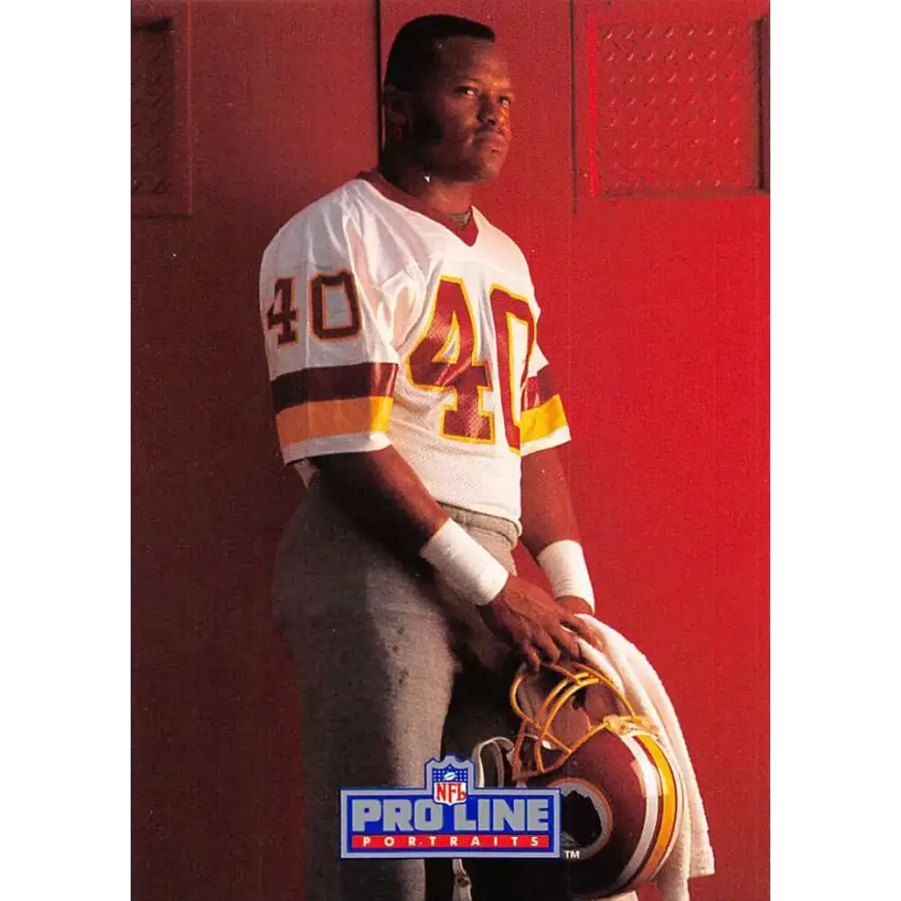 1991 Pro Line Portraits #142 Alvin Walton EX-NM Washington Redskins Football Card - Football Card Single