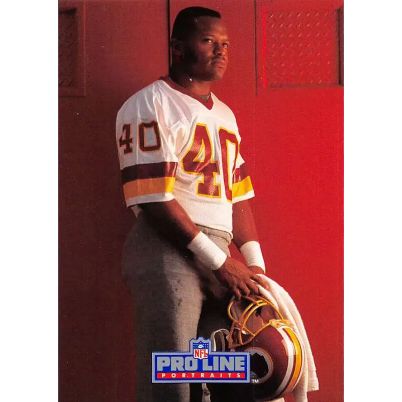 1991 Pro Line Portraits #142 Alvin Walton EX-NM Washington Redskins Football Card - Football Card Single