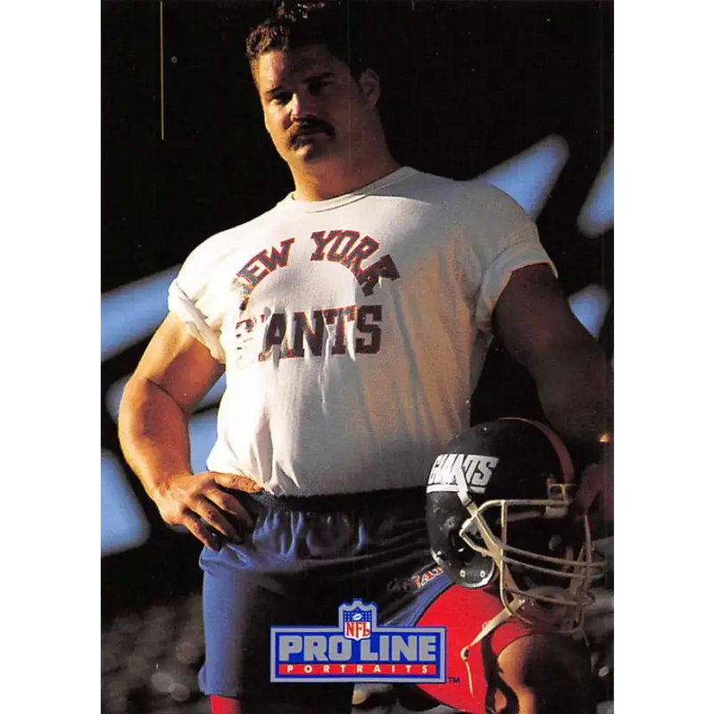 1991 Pro Line Portraits #145 Erik Howard EX-NM New York Giants Football Card - Football Card Single