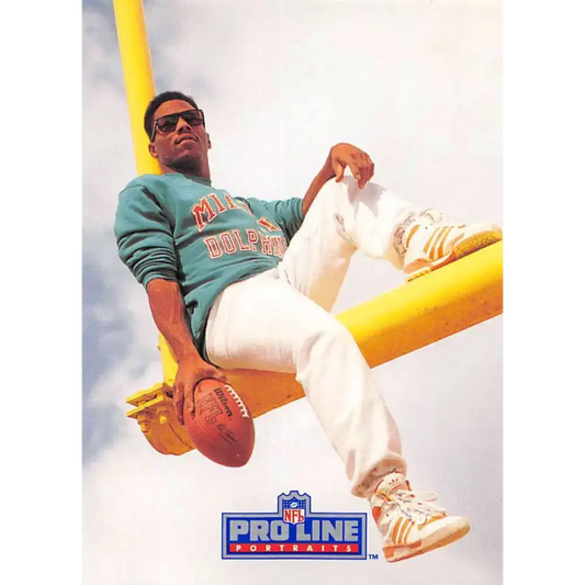 1991 Pro Line Portraits #15 Mark Clayton EX-NM Miami Dolphins Football Card - Football Card Single