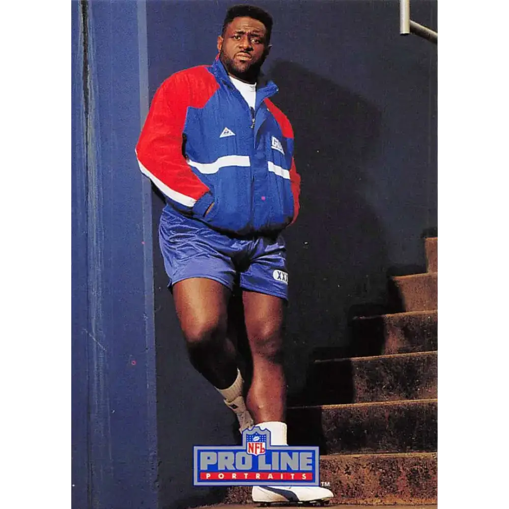 1991 Pro Line Portraits #152 Leonard Marshall EX-NM New York Giants Football Card - Football Card Single