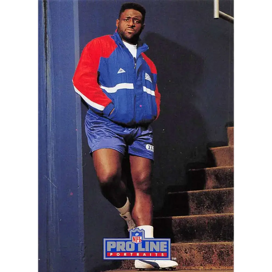 1991 Pro Line Portraits #152 Leonard Marshall EX-NM New York Giants Football Card - Football Card Single