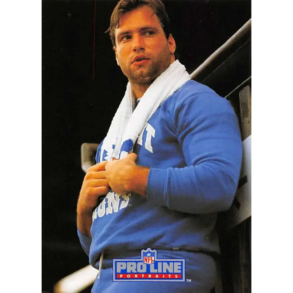1991 Pro Line Portraits #153 Chris Spielman EX-NM Detroit Lions Football Card - Football Card Single