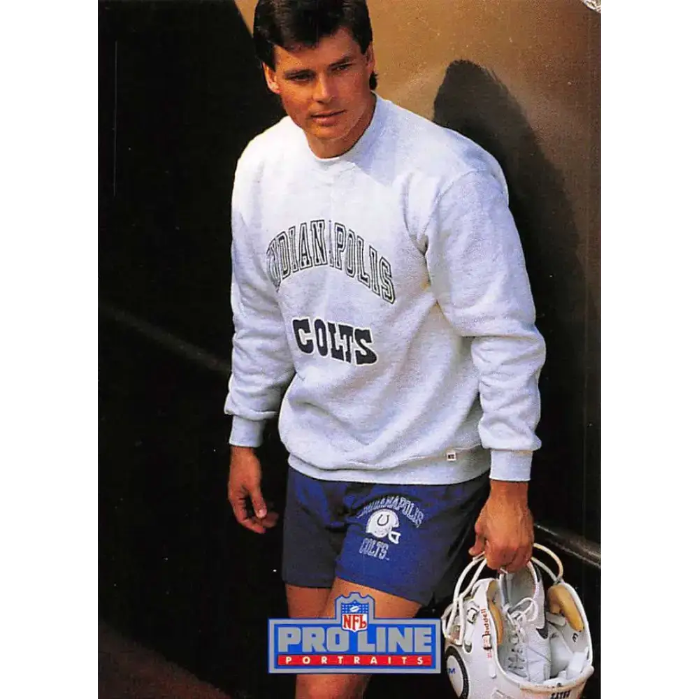 1991 Pro Line Portraits #155 Rohn Stark EX-NM Indianapolis Colts Football Card - Football Card Single