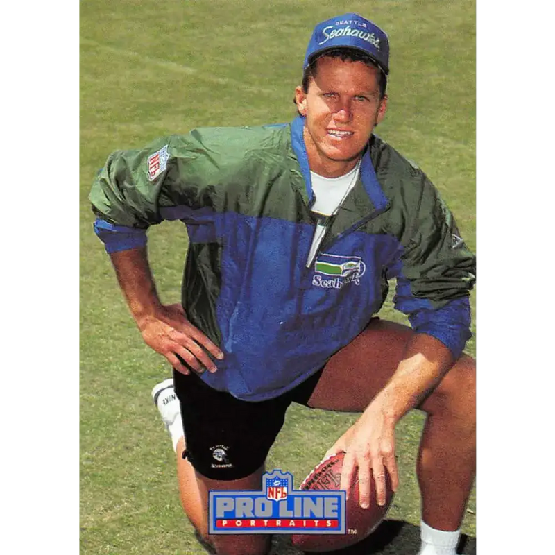 1991 Pro Line Portraits #161 Dan McGwire EX-NM RC Rookie Seattle Seahawks Football Card - Football Card Single