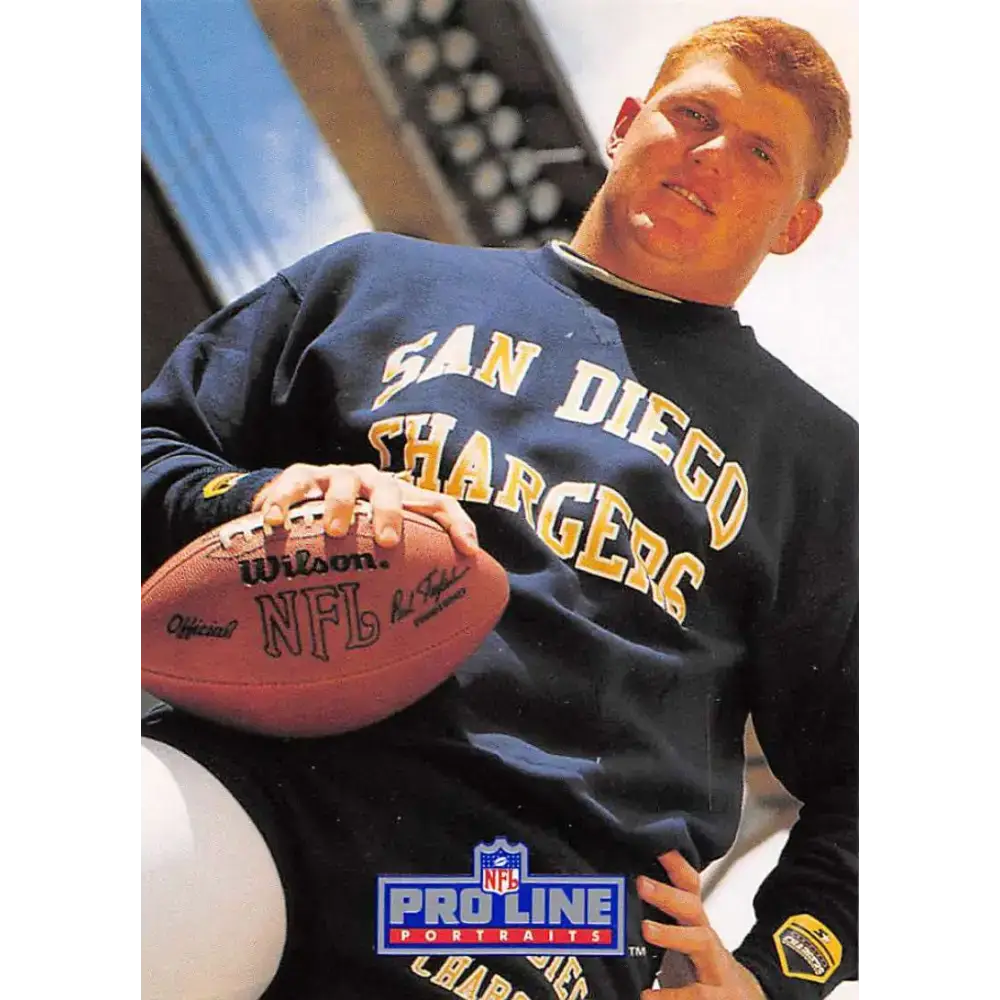 1991 Pro Line Portraits #165 Billy Joe Tolliver EX-NM San Diego Chargers Football Card - Football Card Single