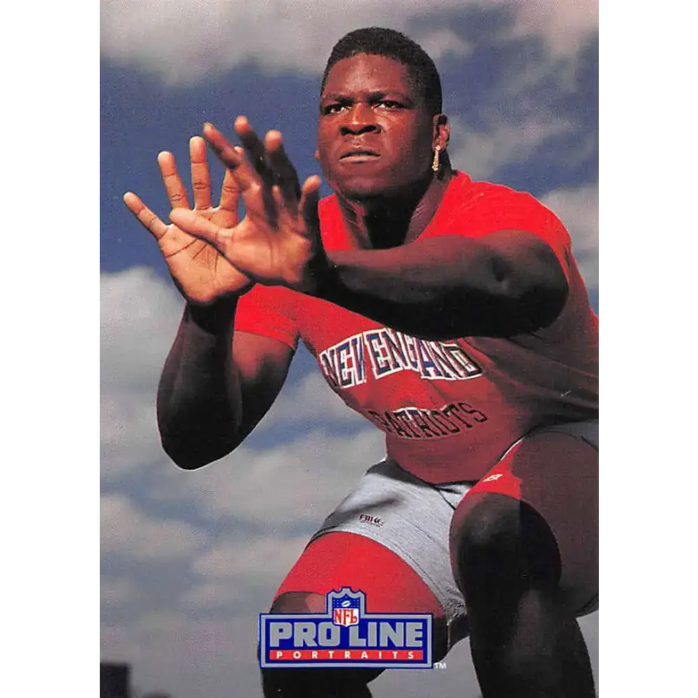 1991 Pro Line Portraits #17 Bruce Armstrong EX-NM New England Patriots Football Card - Football Card Single